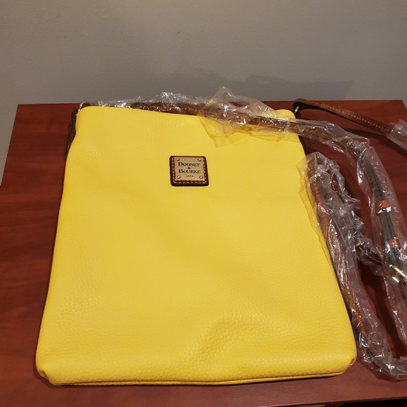 Dooney & Bourke Handbags - Dooney & Bourke Yellow Crossbody Bag